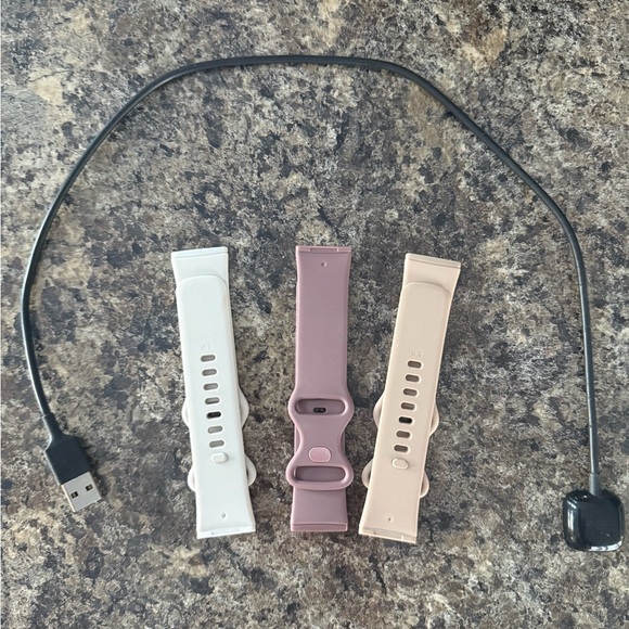 fitbit Other - Fitbit Band Trio - Cream, Pink, Tan Sense 2